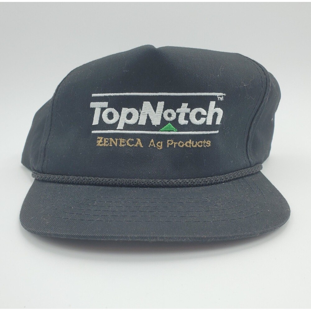 VTG Zeneca AG Products Top Notch Youngan Farm Hat Snapback Pharmaceutical Rope